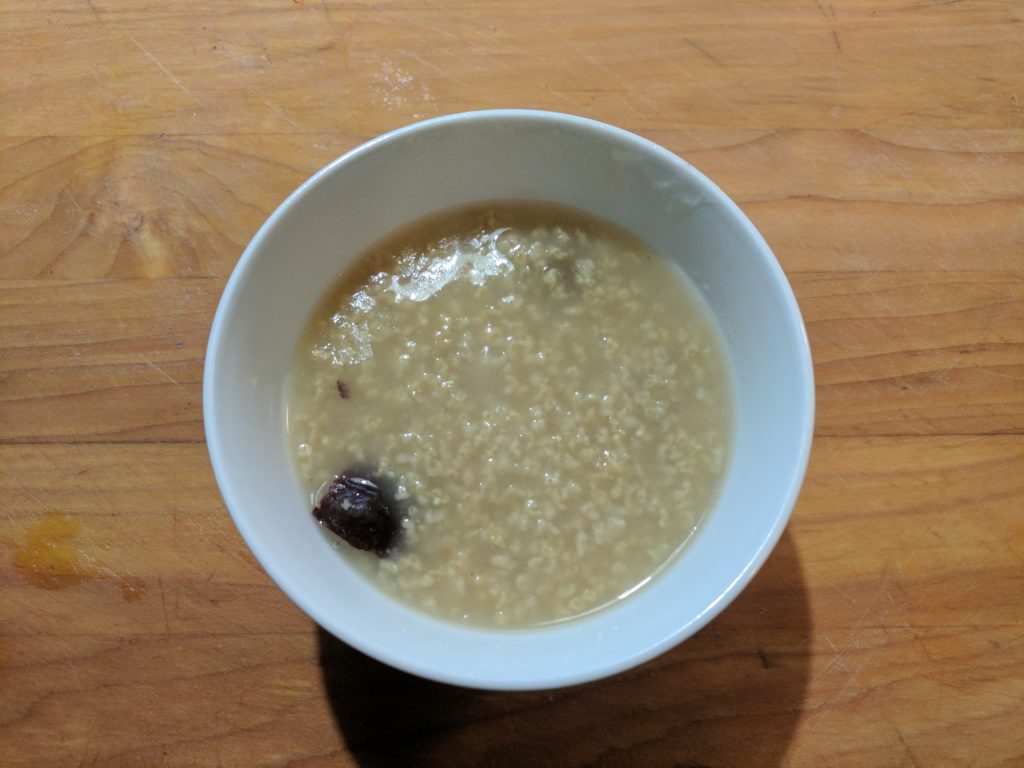 Recipe: Millet Porridge (congee) - John Wong Blog